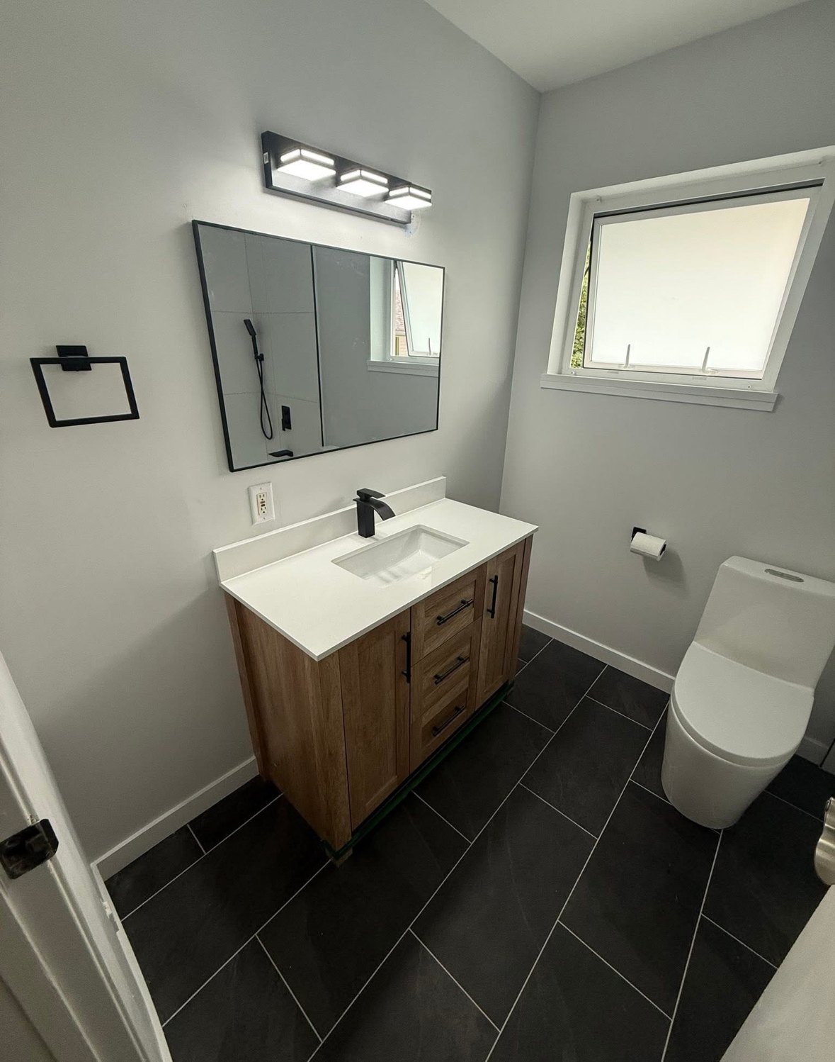 Bathroom vanity — completed